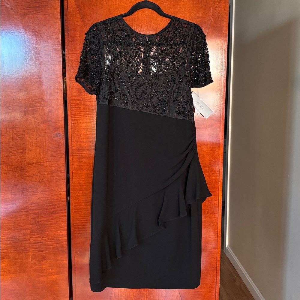 Rickie Freeman For Teri Jon Cocktail Dress Size 10 NWT